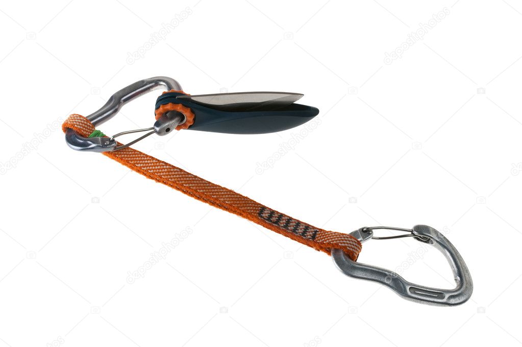 Rock Climbing Knife With Carabiner