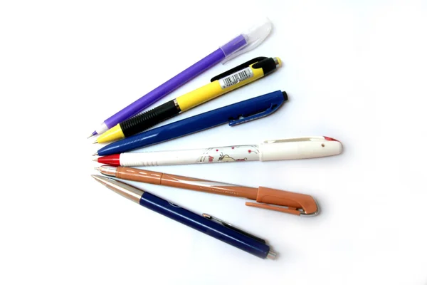 Długopisy kulkowe — Zdjęcie stockowe