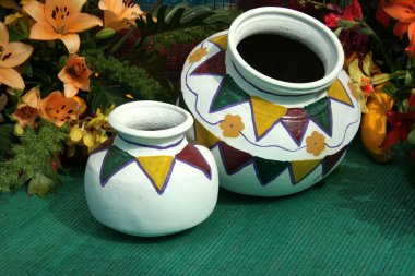 Painted Pots clipart