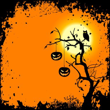 Halloween background with place for your text clipart