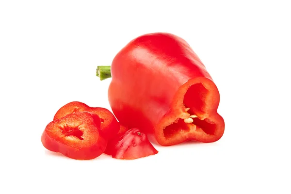 Paprika geïsoleerd op wit — Stockfoto
