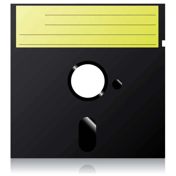 Retro floppy disk — Stock Vector