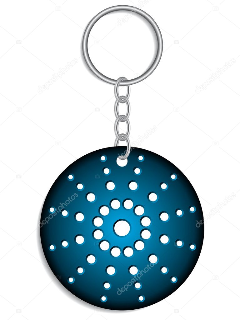 Blue keyholder
