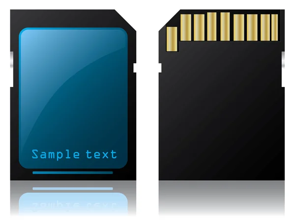 SD card — Stock Vector