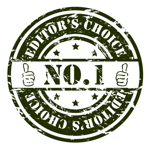 No. No. 1 timbro — Vettoriale Stock