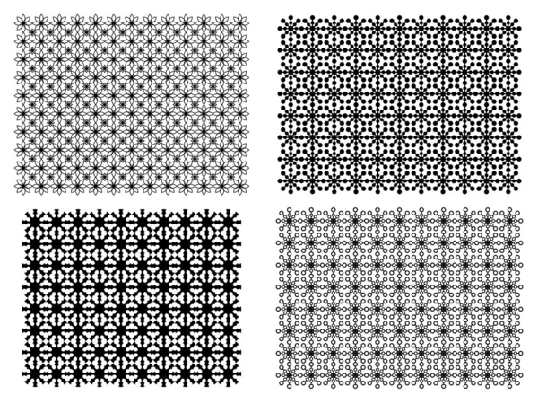 stock vector B&W textures set 2