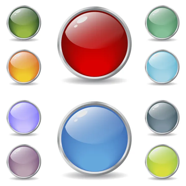 Nouveaux boutons web cool Illustration De Stock