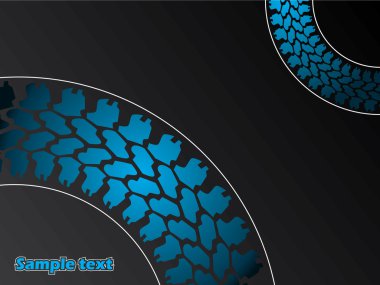 Tires and lines background clipart