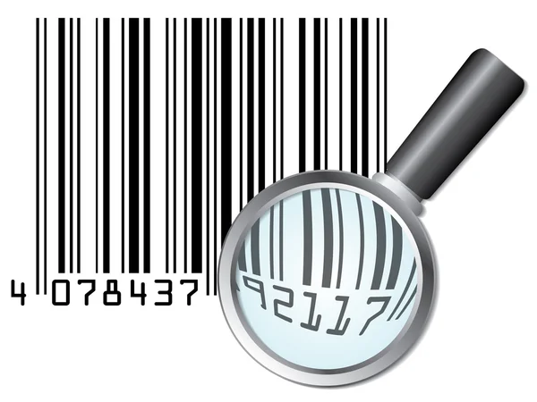 Close-up of barcode — Stock Vector