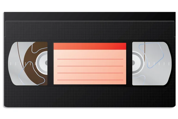 Cassette vidéo classique — Image vectorielle