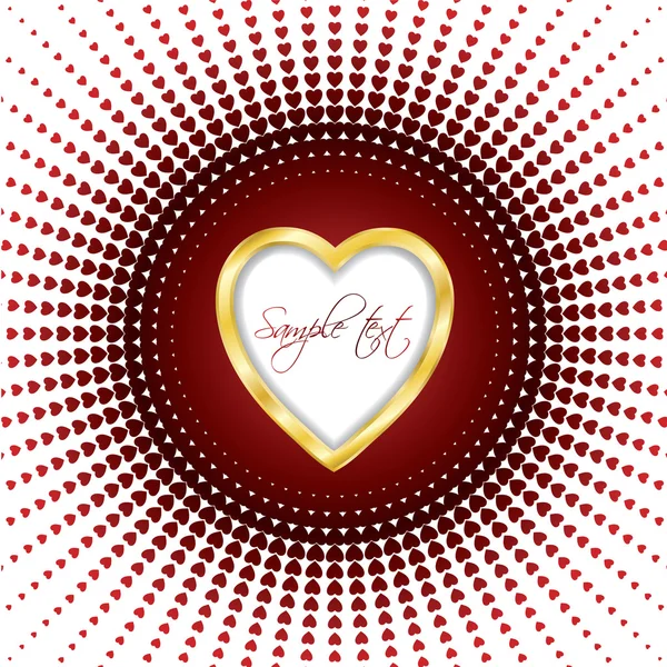 Valentine hjärta 4 — Stock vektor