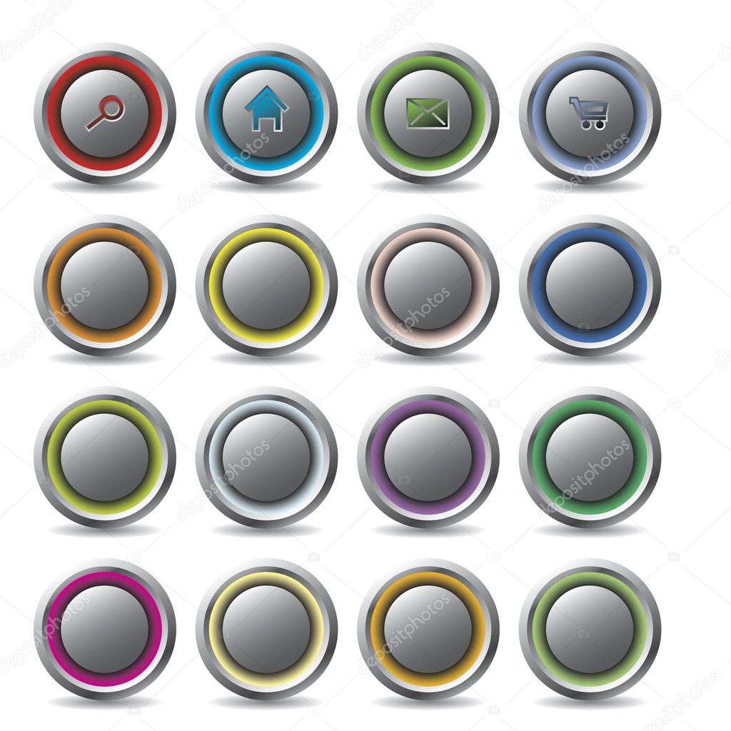 Customizable web buttons