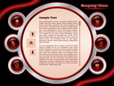 Web template 3 clipart