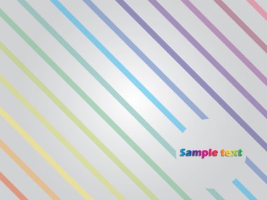 Rainbow lines clipart