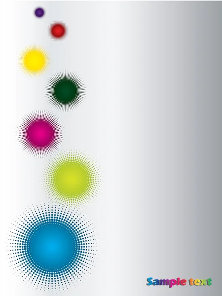 Farbenfroher Halbton-Hintergrund — Stockvektor