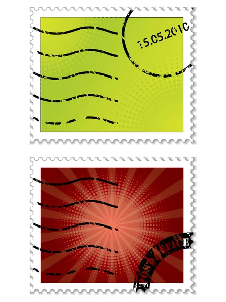 Yarı ton pullar — Stok Vektör