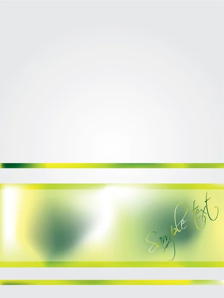 Gray with green brochure — Stock Vector