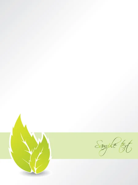 Brochure Bio leaf — Image vectorielle