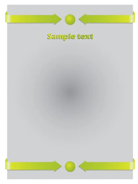 Brochure flèches — Image vectorielle