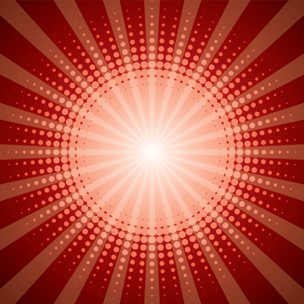 Roter Halbton-Glanz-Effekt — Stockvektor