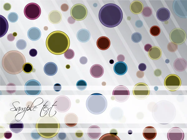 Cool dots on gray backdrop — Stock Vector
