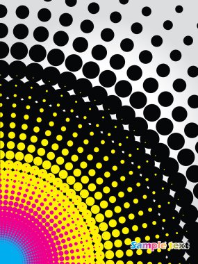 Abstract cmyk background clipart