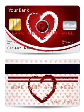 Kalpler kredi kartı tasarımı