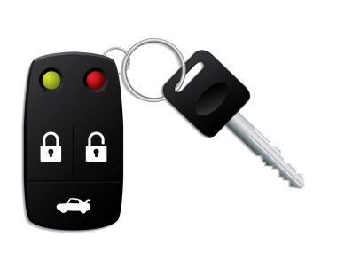 Car security remote clipart