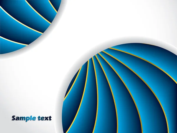 抽象蓝色旋转扭曲的背景 — 图库矢量图片