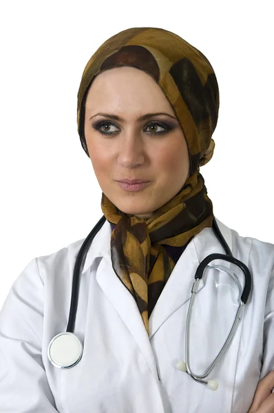 Enfermeiro muçulmano — Fotografia de Stock