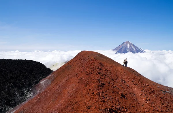 On volcano — Stock Photo, Image