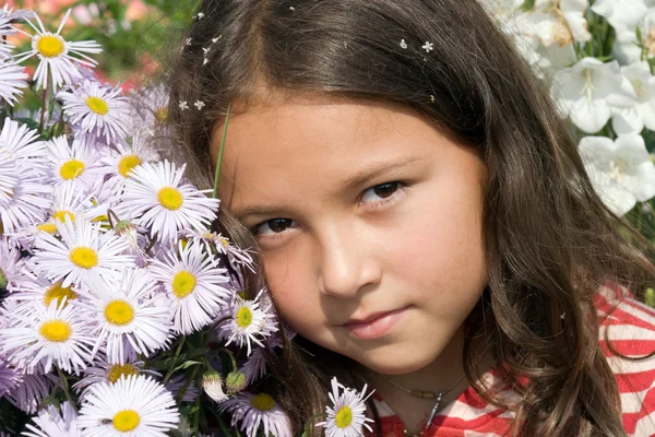 Çiçek kız — Stok fotoğraf