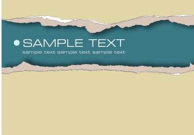 Ripped paper , vector illustration clipart