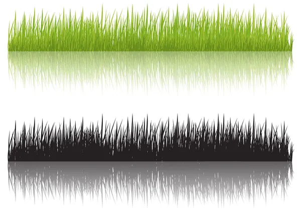 Gras, Vektorillustration — Stockvektor