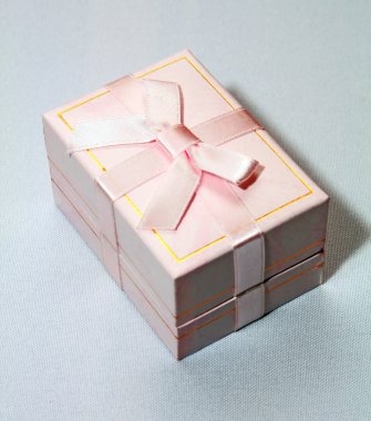 Pink box for gifts clipart