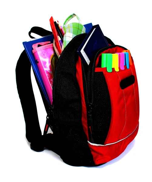 Okul sırt çantası — Stok fotoğraf