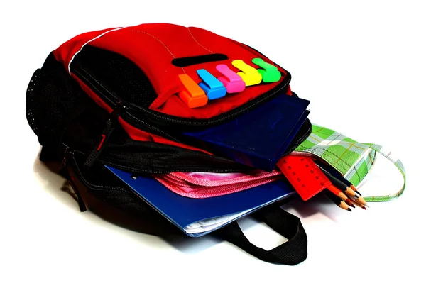 School backpack — Stock Photo, Image