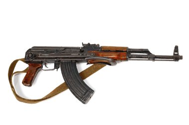 Weapon is an automat Kalashnikov clipart