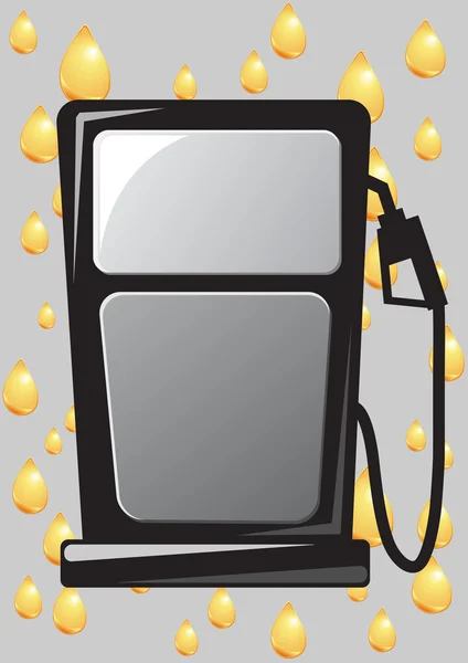 Gas pomp mondstuk pictogram — Stockvector