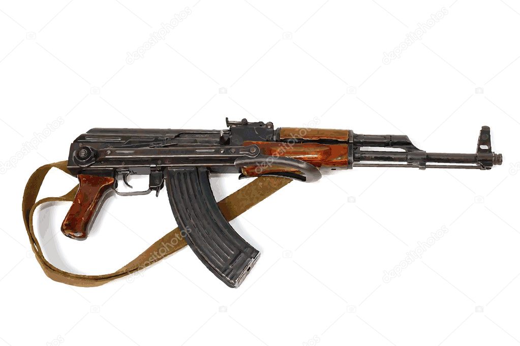 Weapon is an automat Kalashnikov