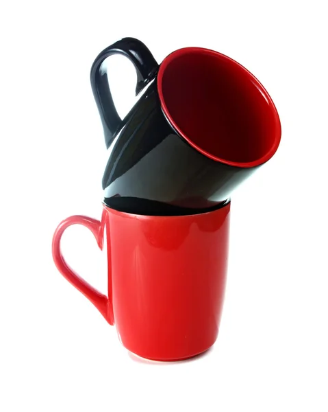 Svarta och röda cup — Stockfoto