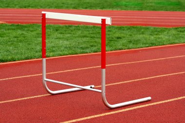 Track hurdle clipart