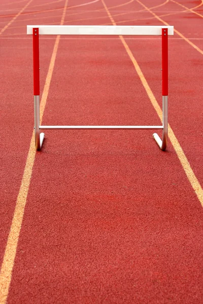 Track hurdle — Stock Photo, Image
