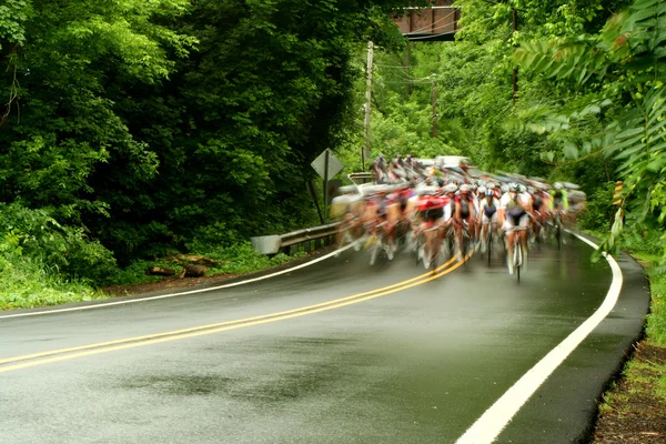 Carrera de bicicleta por carretera — Foto de Stock