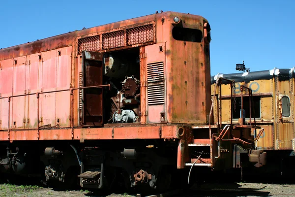 古い鉄道機関車 — ストック写真