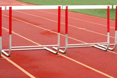 Track hurdle clipart