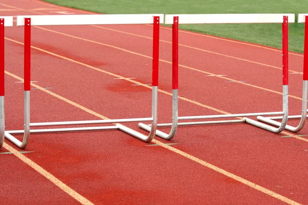 Track hurdle — Stock Photo, Image