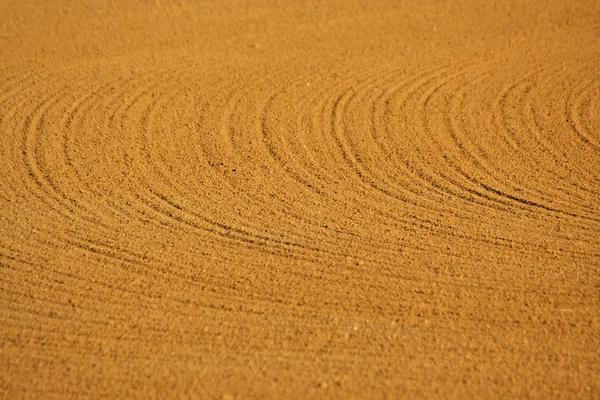野球の内野の砂浜の背景テクスチャ — ストック写真