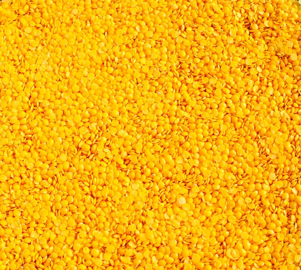 Желтая чечевица — стоковое фото