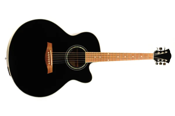 Schwarze Gitarre — Stockfoto